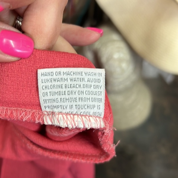 Vintage Pykettes 2pc Salmon Pink Pant Suit Set Size 20 - Picture 5 of 5